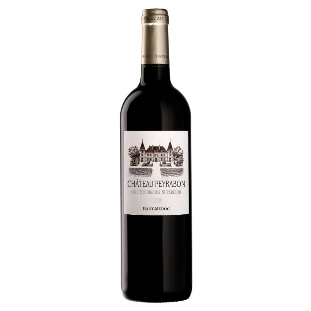 Château Peyrabon 2008 to dojrzałe wino z Haut-Médoc. Odkryj aromaty porzeczki, śliwki, cedru i tytoniu oraz klasyczny styl Bordeaux.