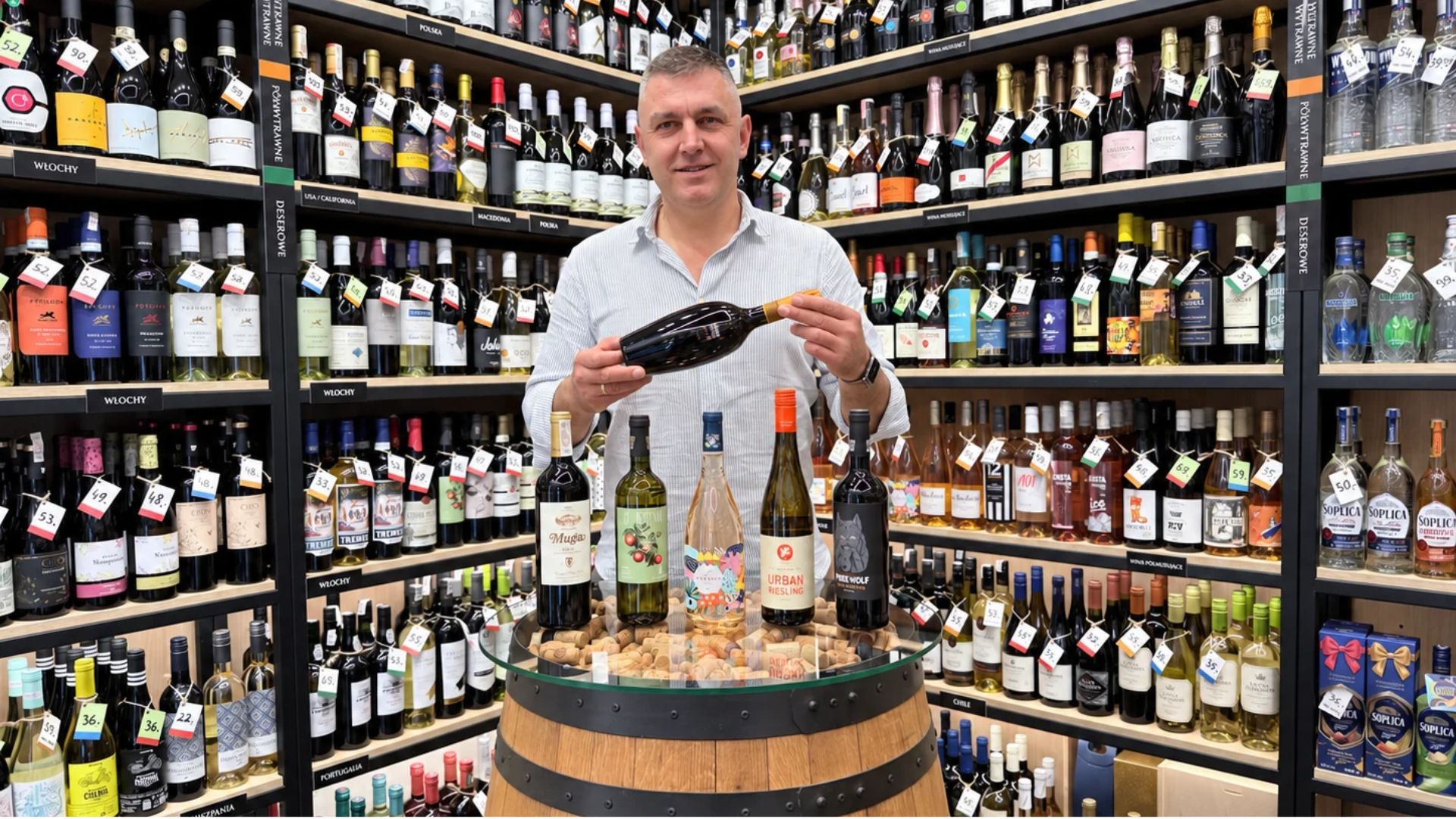 Wino wytrawne półwytrawne półsłodkie i słodkie